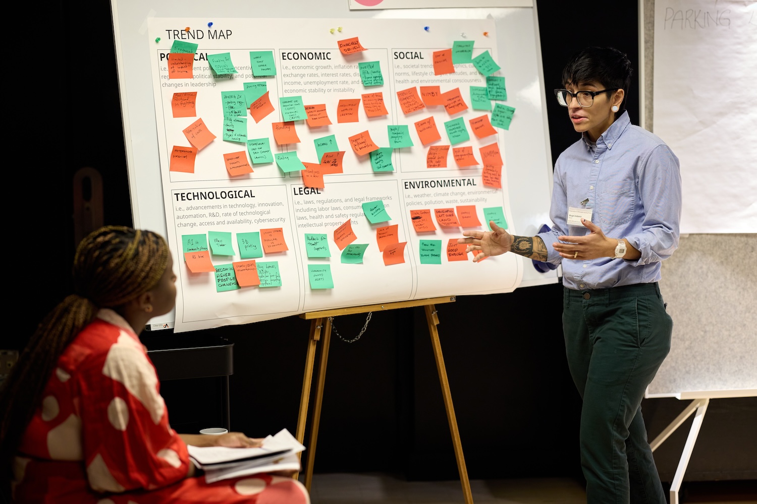 Attendees share ideas at breakout discussions at the Ikea One Home One Planet event