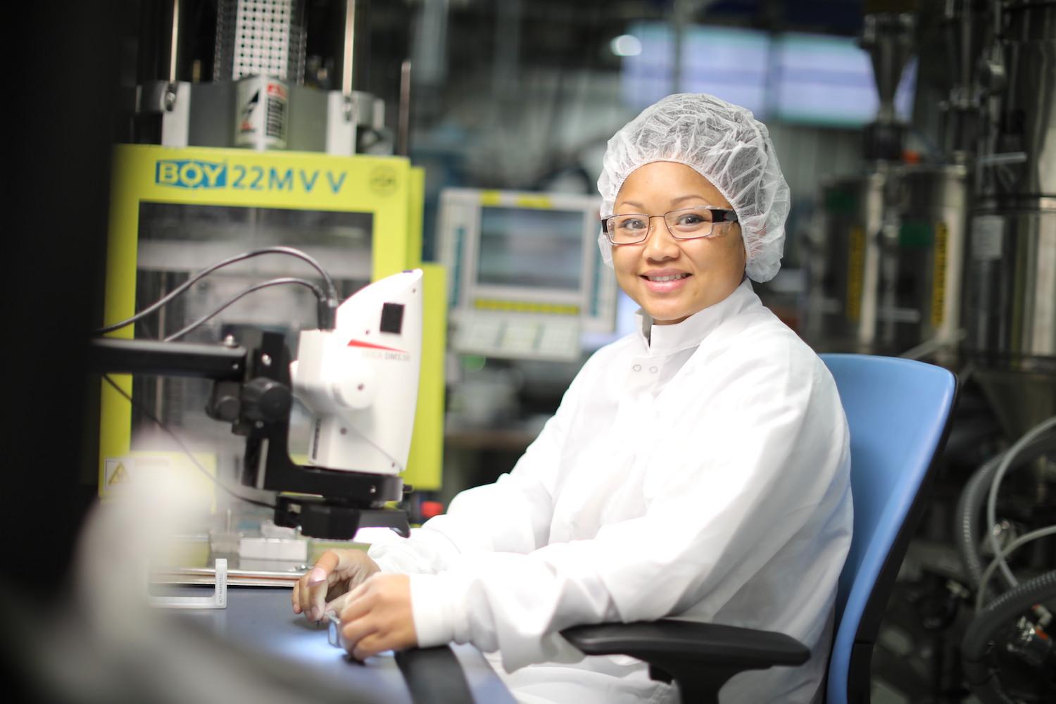medical technology - medical doctor researcher in a lab - healthcare