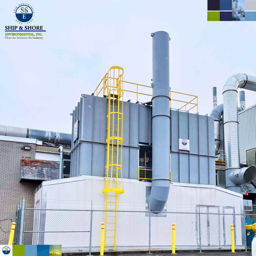 One of Ship & Shore Environmental's Regenerative Thermal Oxidizers — VOC