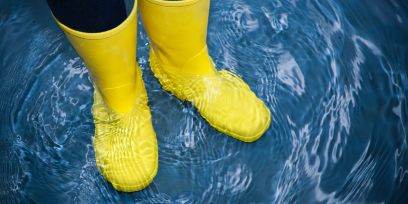 Material of waterproof slip on work boots