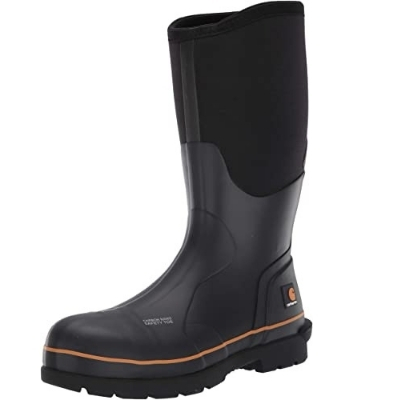 Carhartt high heel thick sole work boots- cement boots, waterproof