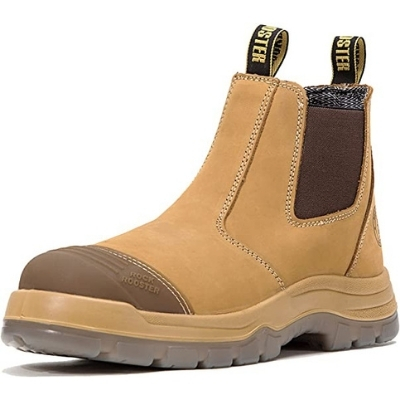Rockrooster steel toe work boots- non slip sole, hard surface shoes