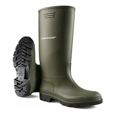 Dunlop women’s compass waterproof work boots-(rubber, lightweight)