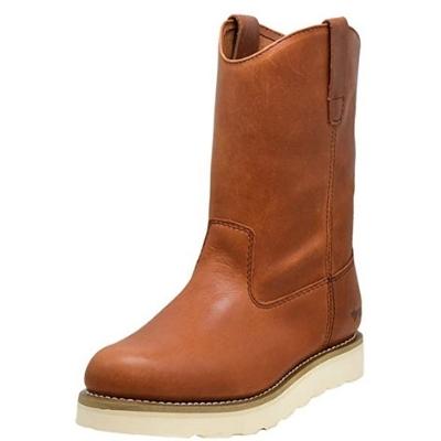 Golden Fox - Best waterproof Wedge Work Boots - 12" Soft Toe