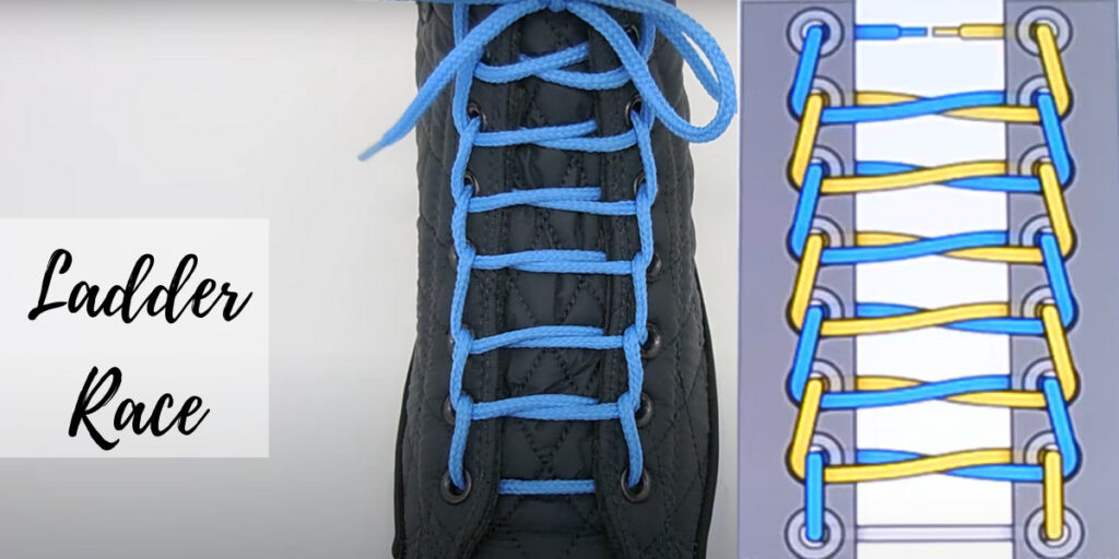 Lacing Your Boots in the Ladder Lace Method