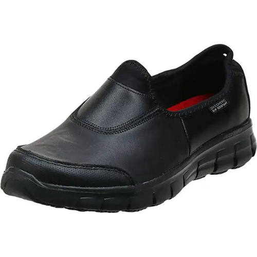 Skechers safety most comfortable Women's slip on work boots