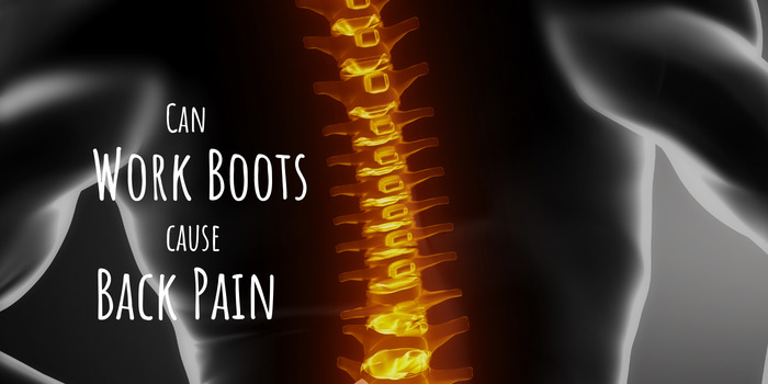Can work boots cause back pain