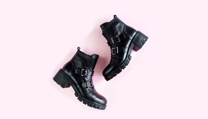 Fashion industry business casual work boots