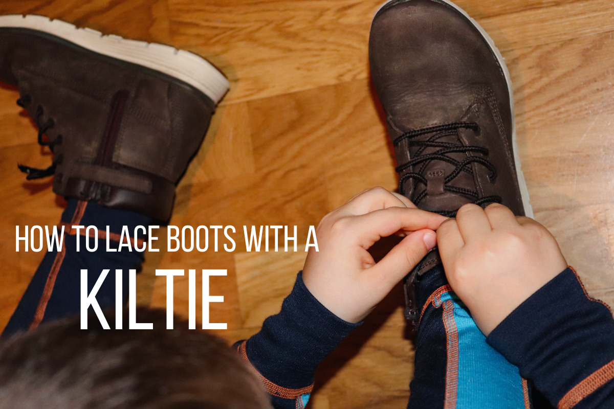 How to Lace Boots with a Kiltie
